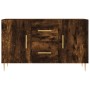 Aparador madera de ingeniería roble ahumado 100x36x60 cm de vidaXL, Aparadores - Ref: Foro24-828161, Precio: 82,73 €, Descuen...
