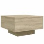 Mesa de centro madera de ingeniería roble Sonoma 55x55x31 cm en Mesas de centro | Comprar online en Foru.es