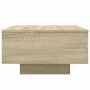 Mesa de centro madera de ingeniería roble Sonoma 55x55x31 cm en Mesas de centro | Comprar online en Foru.es