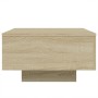 Mesa de centro madera de ingeniería roble Sonoma 55x55x31 cm en Mesas de centro | Comprar online en Foru.es