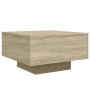 Mesa de centro madera de ingeniería roble Sonoma 55x55x31 cm en Mesas de centro | Comprar online en Foru.es