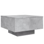 Mesa de centro madera de ingeniería gris hormigón 55x55x31 cm en Mesas de centro | Comprar online en Foru.es