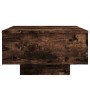 Mesa de centro madera de ingeniería roble ahumado 55x55x31 cm en Mesas de centro | Comprar online en Foru.es