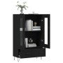 Aparador alto madera de ingeniería negro 69,5x31x115 cm de vidaXL, Aparadores - Ref: Foro24-828293, Precio: 87,42 €, Descuent...