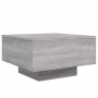 Mesa de centro madera de ingeniería gris Sonoma 55x55x31 cm en Mesas de centro | Comprar online en Foru.es