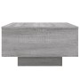 Mesa de centro madera de ingeniería gris Sonoma 55x55x31 cm en Mesas de centro | Comprar online en Foru.es