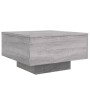 Mesa de centro madera de ingeniería gris Sonoma 55x55x31 cm en Mesas de centro | Comprar online en Foru.es