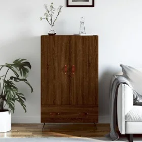Hohes Sideboard Holzwerkstoff Eiche braun 69,5x31x115 cm von vidaXL, Sideboards - Ref: Foro24-828211, Preis: 87,79 €, Rabatt: %