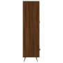 Aparador alto madera de ingeniería roble marrón 69,5x31x115 cm de vidaXL, Aparadores - Ref: Foro24-828211, Precio: 88,85 €, D...