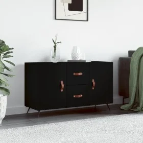 Aparador de madera de ingeniería negro 100x36x60 cm de vidaXL, Aparadores - Ref: Foro24-828141, Precio: 84,47 €, Descuento: %