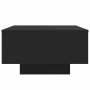 Mesa de centro con luces LED negro 55x55x31 cm en Mesas de centro | Comprar online en Foru.es