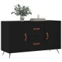 Aparador de madera de ingeniería negro 100x36x60 cm de vidaXL, Aparadores - Ref: Foro24-828141, Precio: 84,47 €, Descuento: %