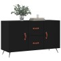 Aparador de madera de ingeniería negro 100x36x60 cm de vidaXL, Aparadores - Ref: Foro24-828141, Precio: 85,51 €, Descuento: %