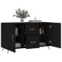 Aparador de madera de ingeniería negro 100x36x60 cm de vidaXL, Aparadores - Ref: Foro24-828141, Precio: 84,47 €, Descuento: %
