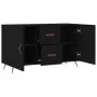 Aparador de madera de ingeniería negro 100x36x60 cm de vidaXL, Aparadores - Ref: Foro24-828141, Precio: 84,47 €, Descuento: %