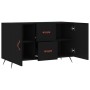 Aparador de madera de ingeniería negro 100x36x60 cm de vidaXL, Aparadores - Ref: Foro24-828141, Precio: 85,51 €, Descuento: %