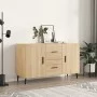 Sonoma Oak Engineered Wood Sideboard 100x36x60 cm by vidaXL, Sideboards - Ref: Foro24-828191, Price: 82,24 €, Discount: %