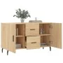 Sonoma Oak Engineered Wood Sideboard 100x36x60 cm by vidaXL, Sideboards - Ref: Foro24-828191, Price: 82,24 €, Discount: %