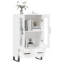 Aparador alto madera de ingeniería blanco 69,5x31x115 cm de vidaXL, Aparadores - Ref: Foro24-828324, Precio: 94,63 €, Descuen...