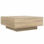 Mesa de centro madera de ingeniería roble Sonoma 80x80x31 cm en Mesas de centro | Comprar online en Foru.es