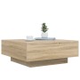 Mesa de centro madera de ingeniería roble Sonoma 80x80x31 cm en Mesas de centro | Comprar online en Foru.es