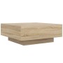 Mesa de centro madera de ingeniería roble Sonoma 80x80x31 cm en Mesas de centro | Comprar online en Foru.es