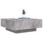 Mesa de centro madera de ingeniería gris hormigón 80x80x31 cm en Mesas de centro | Comprar online en Foru.es