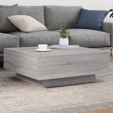 Mesa de centro madera de ingeniería gris Sonoma 80x80x31 cm en Mesas de centro | Comprar online en Foru.es