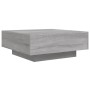Mesa de centro madera de ingeniería gris Sonoma 80x80x31 cm en Mesas de centro | Comprar online en Foru.es