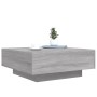 Mesa de centro madera de ingeniería gris Sonoma 80x80x31 cm en Mesas de centro | Comprar online en Foru.es