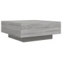 Mesa de centro madera de ingeniería gris Sonoma 80x80x31 cm en Mesas de centro | Comprar online en Foru.es