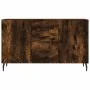Smoked oak engineered wood sideboard 100x36x60 cm by vidaXL, Sideboards - Ref: Foro24-828193, Price: 100,30 €, Discount: %