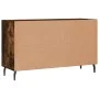 Smoked oak engineered wood sideboard 100x36x60 cm by vidaXL, Sideboards - Ref: Foro24-828193, Price: 100,30 €, Discount: %