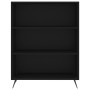 Estantería madera de ingeniería negro 69,5x32,5x90 cm de vidaXL, Librerías y estanterías - Ref: Foro24-828333, Precio: 59,68 ...