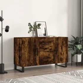 Aparador madera de ingeniería roble ahumado 100x36x60 cm de vidaXL, Aparadores - Ref: Foro24-828201, Precio: 113,80 €, Descue...