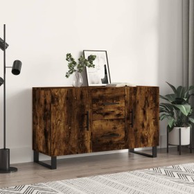 Aparador madera de ingeniería roble ahumado 100x36x60 cm de vidaXL, Aparadores - Ref: Foro24-828201, Precio: 115,72 €, Descue...