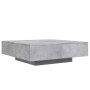 Mesa de centro madera de ingeniería gris hormigón 100x100x31 cm en Mesas de centro | Comprar online en Foru.es