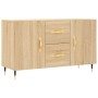 Aparador de madera de ingeniería roble Sonoma 100x36x60 cm de vidaXL, Aparadores - Ref: Foro24-828151, Precio: 103,42 €, Desc...