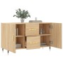 Aparador de madera de ingeniería roble Sonoma 100x36x60 cm de vidaXL, Aparadores - Ref: Foro24-828151, Precio: 103,42 €, Desc...