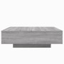 Mesa de centro madera de ingeniería gris Sonoma 100x100x31 cm en Mesas de centro | Comprar online en Foru.es