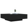 Mesa de centro con luces LED negro 100x100x31 cm en Mesas de centro | Comprar online en Foru.es