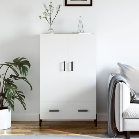 Aparador alto madera de ingeniería blanco 69,5x31x115 cm de vidaXL, Aparadores - Ref: Foro24-828244, Precio: 98,47 €, Descuen...