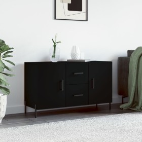 Aparador de madera de ingeniería negro 100x36x60 cm de vidaXL, Aparadores - Ref: Foro24-828181, Precio: 94,84 €, Descuento: %