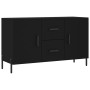 Aparador de madera de ingeniería negro 100x36x60 cm de vidaXL, Aparadores - Ref: Foro24-828181, Precio: 94,84 €, Descuento: %