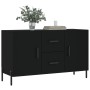 Aparador de madera de ingeniería negro 100x36x60 cm de vidaXL, Aparadores - Ref: Foro24-828181, Precio: 94,84 €, Descuento: %