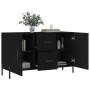 Aparador de madera de ingeniería negro 100x36x60 cm de vidaXL, Aparadores - Ref: Foro24-828181, Precio: 94,84 €, Descuento: %