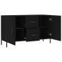 Aparador de madera de ingeniería negro 100x36x60 cm de vidaXL, Aparadores - Ref: Foro24-828181, Precio: 94,84 €, Descuento: %