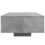 Mesa de centro con luces LED gris hormigón 85x55x31 cm en Mesas de centro | Comprar online en Foru.es