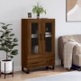 Aparador alto madera de ingeniería roble marrón 69,5x31x115 cm de vidaXL, Aparadores - Ref: Foro24-828331, Precio: 96,36 €, D...