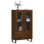 Tall sideboard engineered wood brown oak 69.5x31x115 cm by vidaXL, Sideboards - Ref: Foro24-828331, Price: 95,20 €, Discount: %